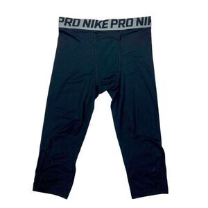 Nike Pro Leggings Youth XL Black Dri-Fit Athletic Running Performance Football